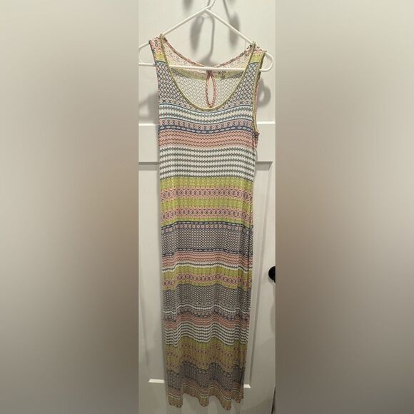 a.n.a Colorful Patterned Maxi Dress - Picture 1 of 4